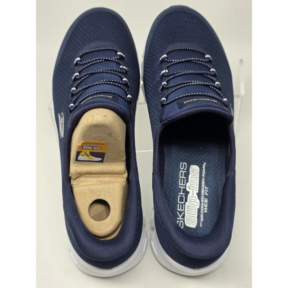 Skechers Slip-ins Size 9 Womens Sport Active Glide Step Navy 104547W-NVY New - Picture 7 of 10